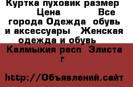 Куртка пуховик размер 44-46 › Цена ­ 3 000 - Все города Одежда, обувь и аксессуары » Женская одежда и обувь   . Калмыкия респ.,Элиста г.